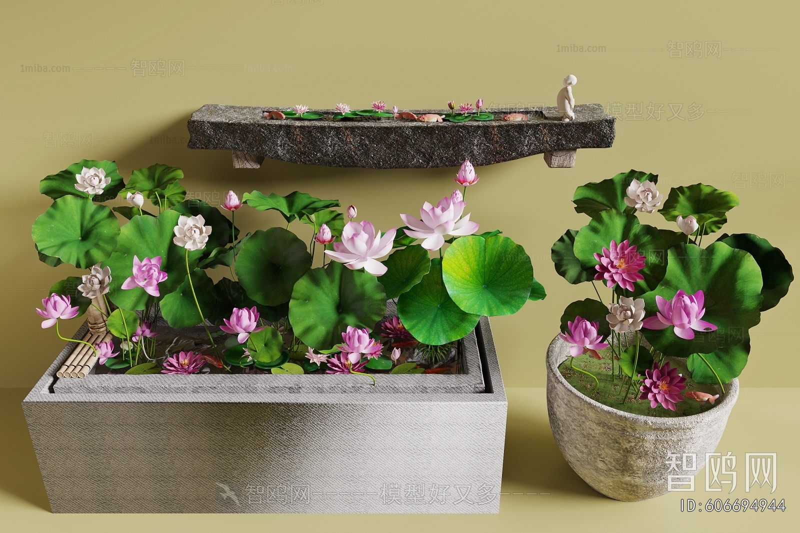 New Chinese Style Plant Landscaping