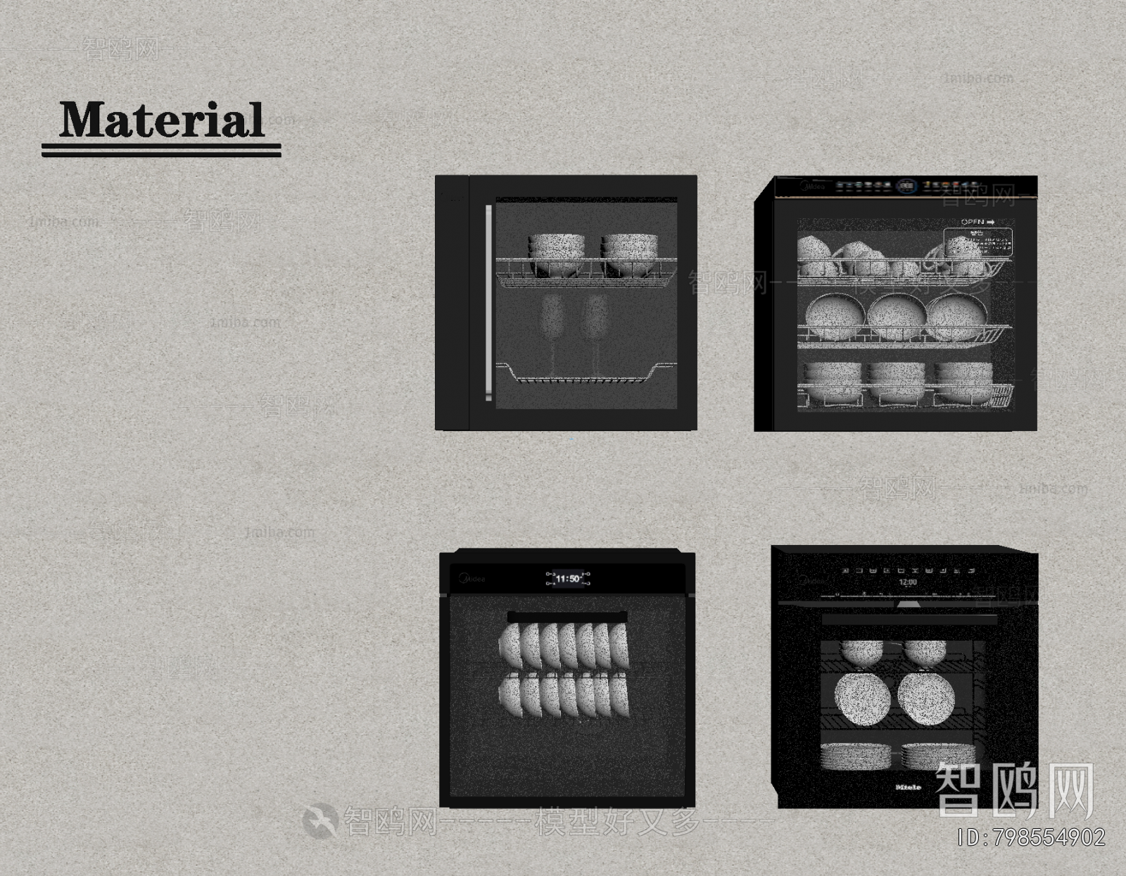 Modern Electric Kitchen Appliances