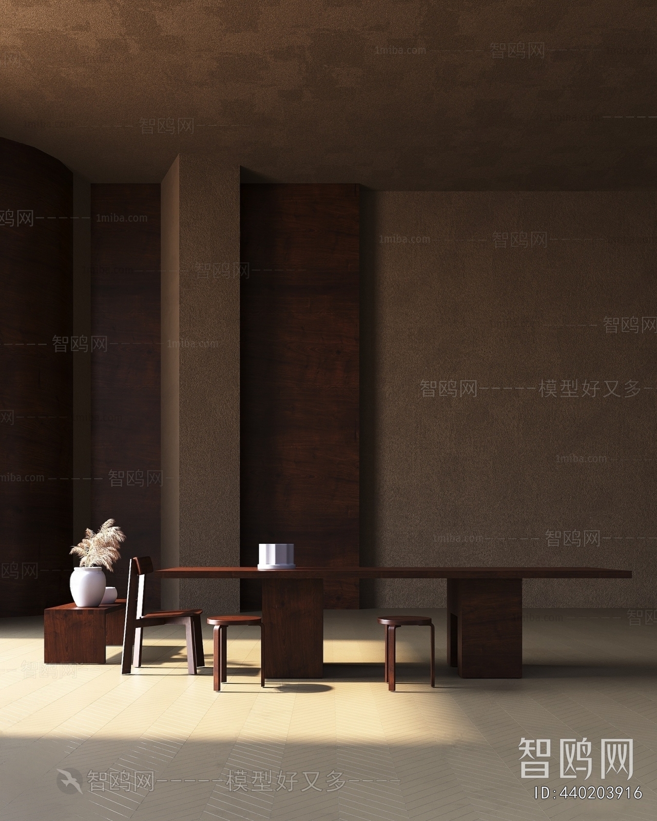 Wabi-sabi Style Dining Room