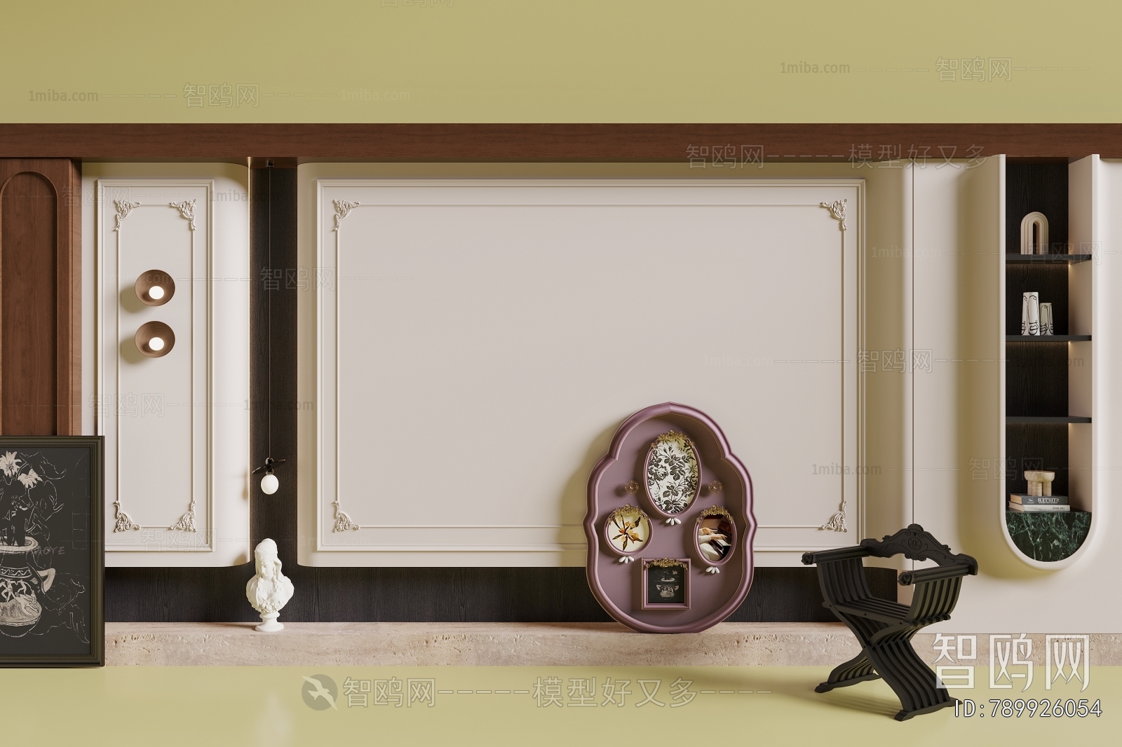 French Style TV Wall