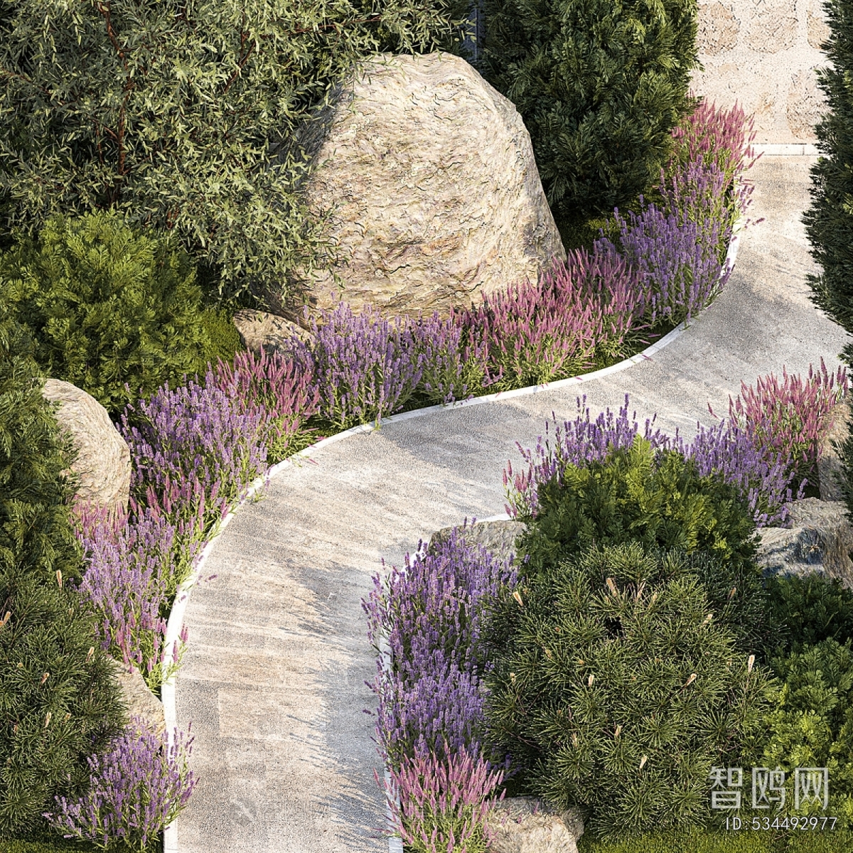 Modern Courtyard/landscape