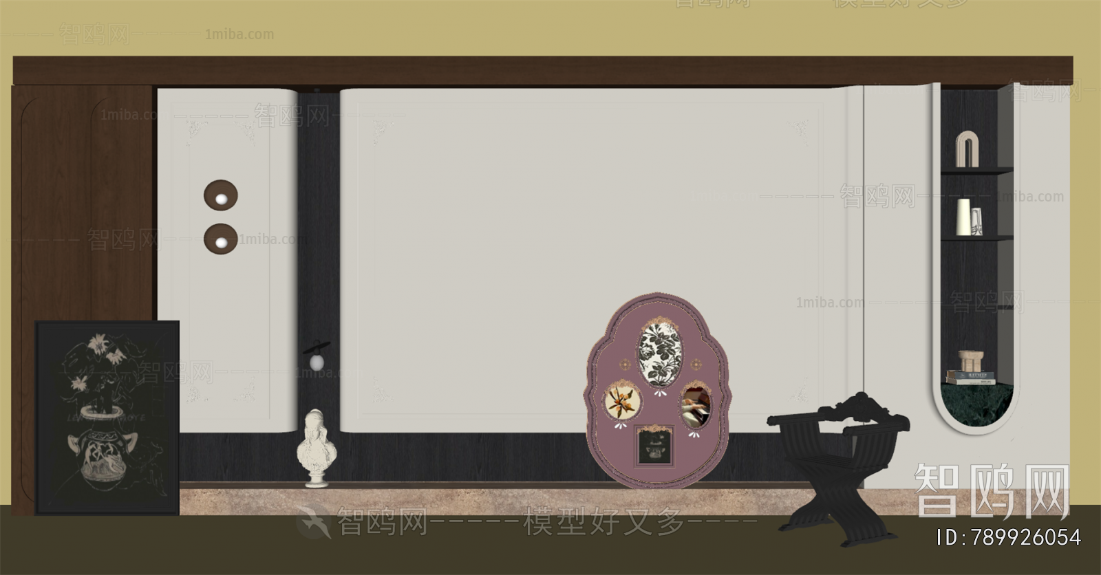 French Style TV Wall