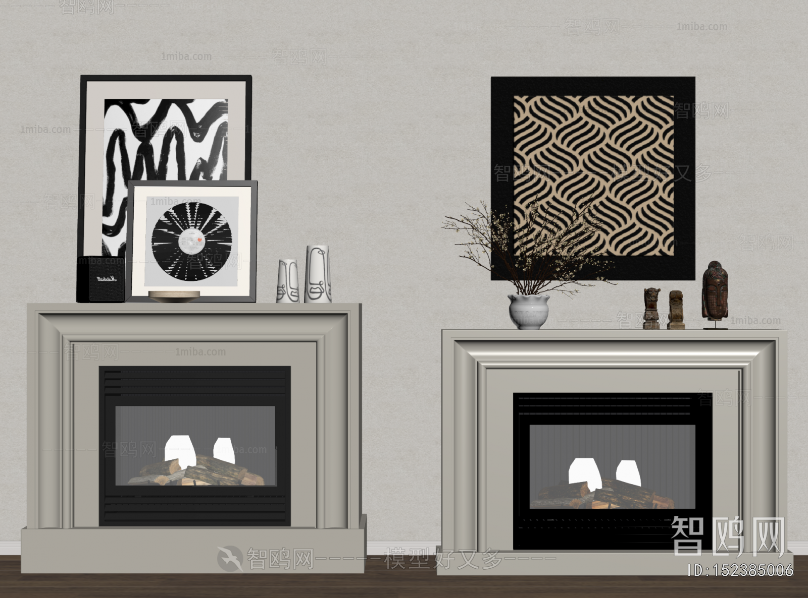 French Style Fireplace