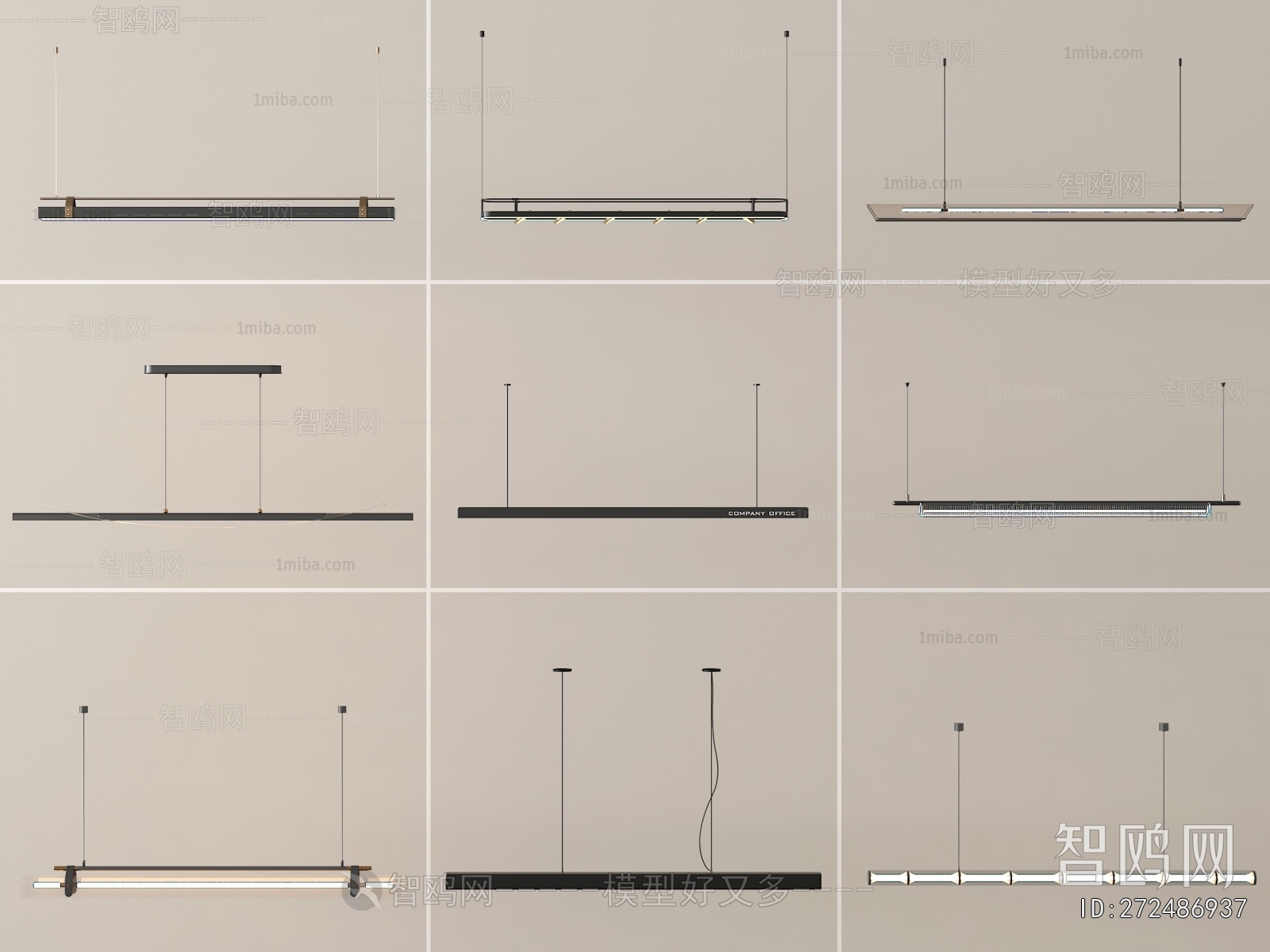 Modern Long Chandelier