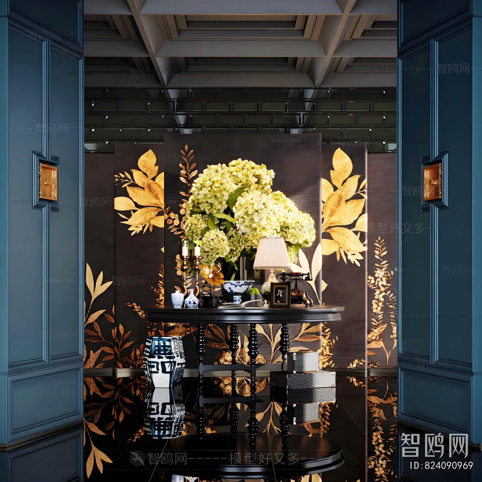 New Classical Style Lobby Hall