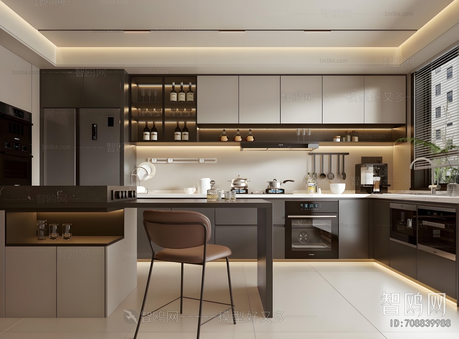 Modern Open Kitchen