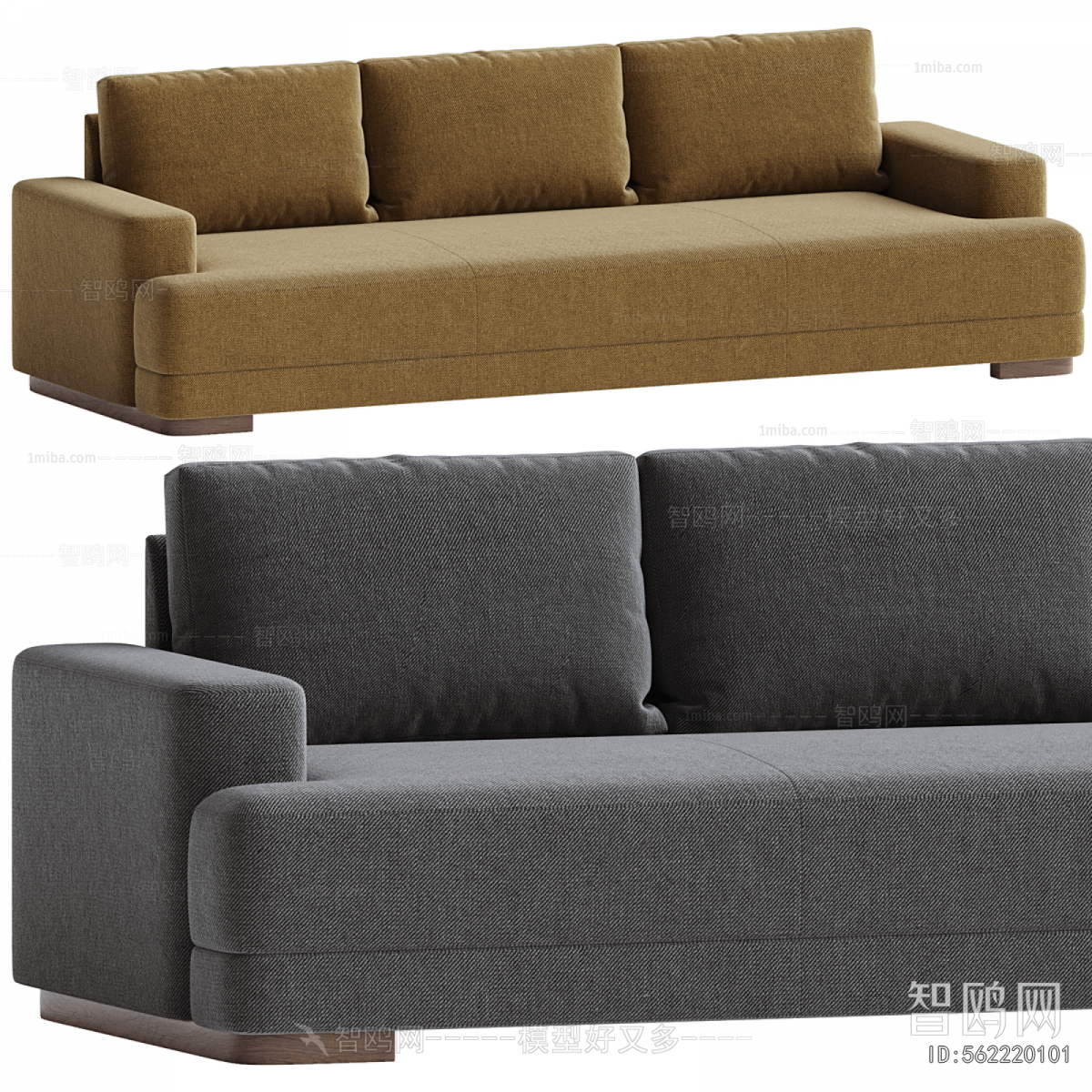 Modern Three-seat Sofa