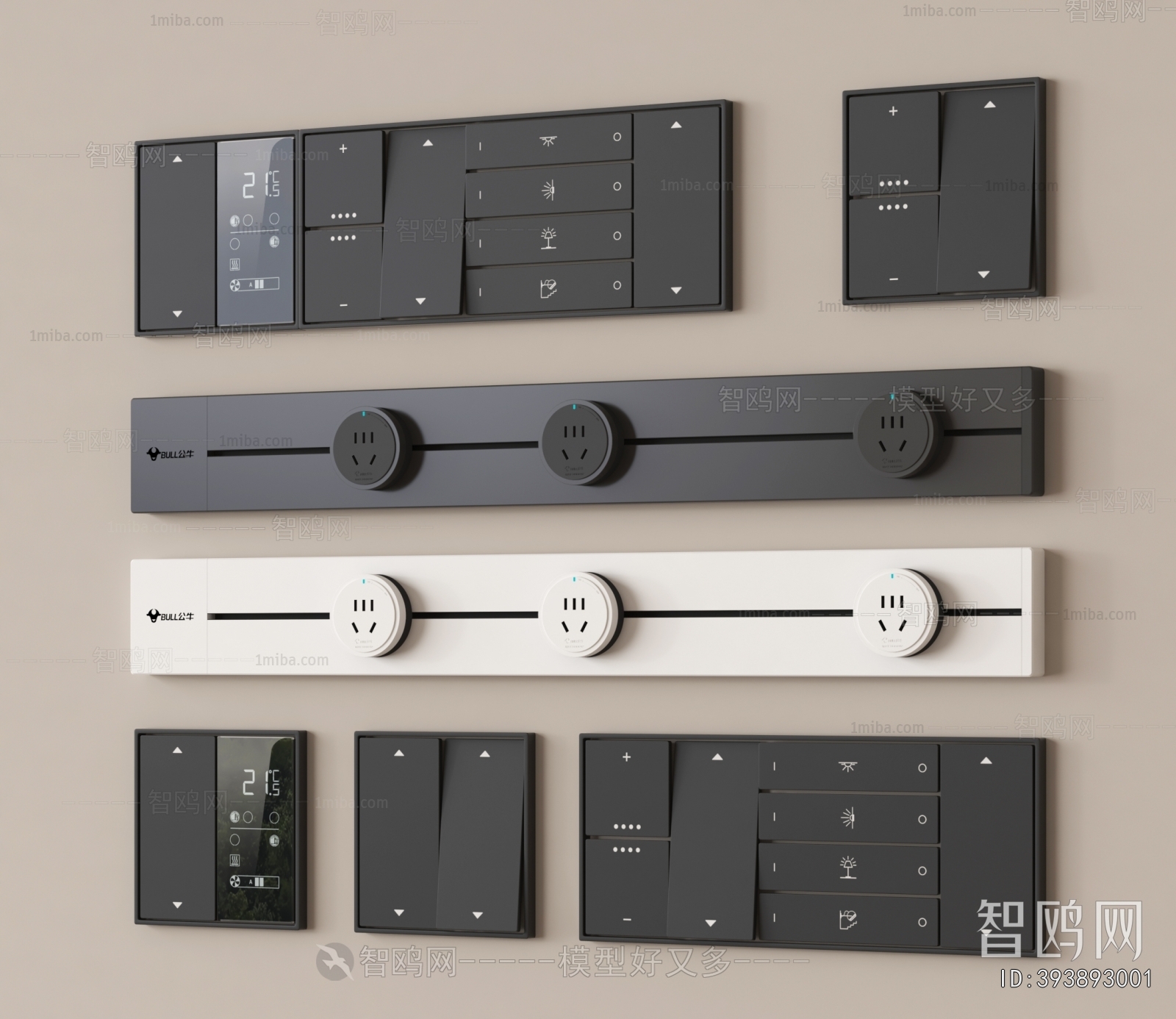 Modern Switch Socket Panel
