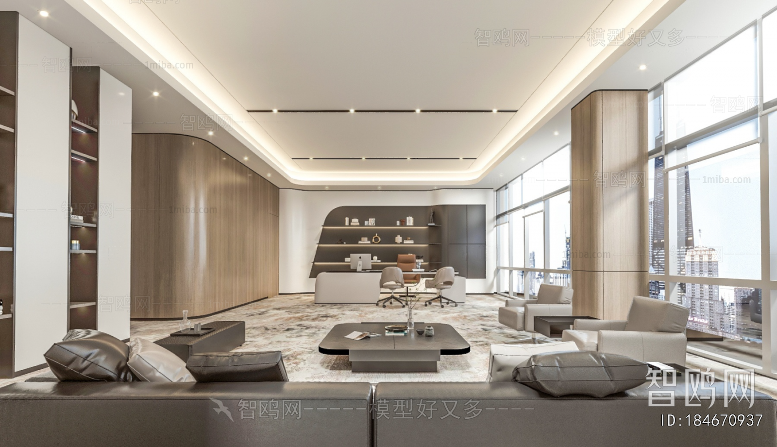 Modern Manager's Office