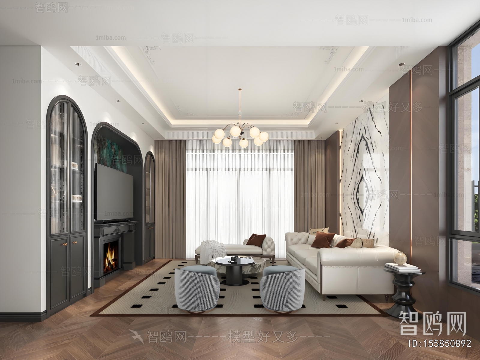 French Style A Living Room