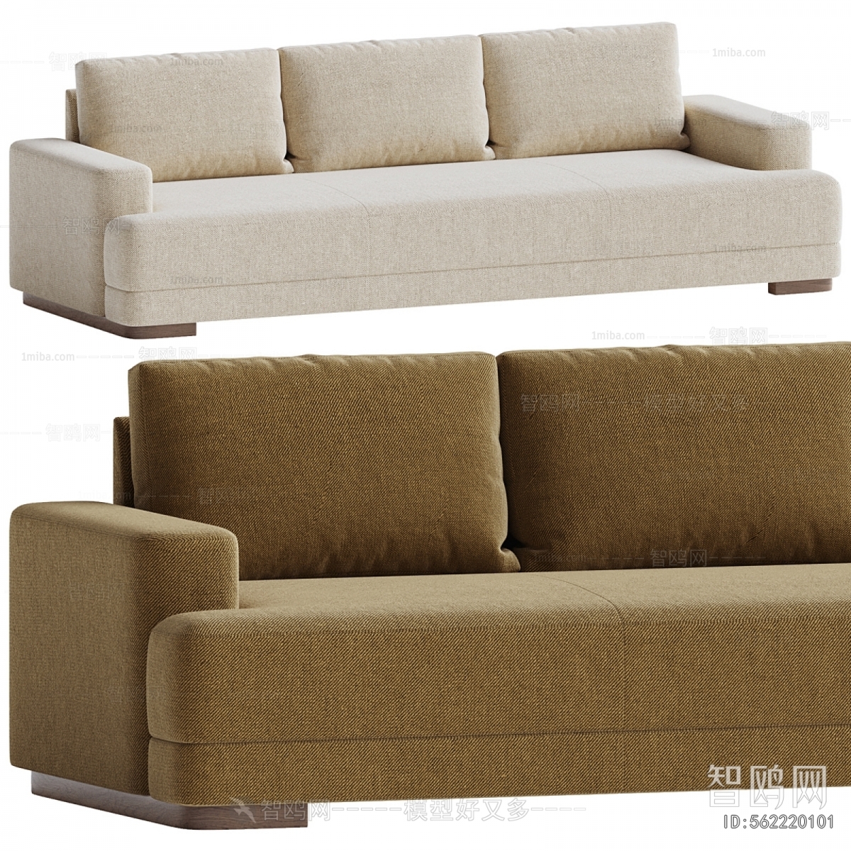 Modern Three-seat Sofa