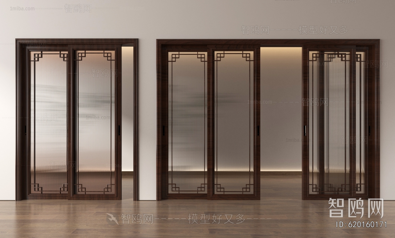 New Chinese Style Sliding Door