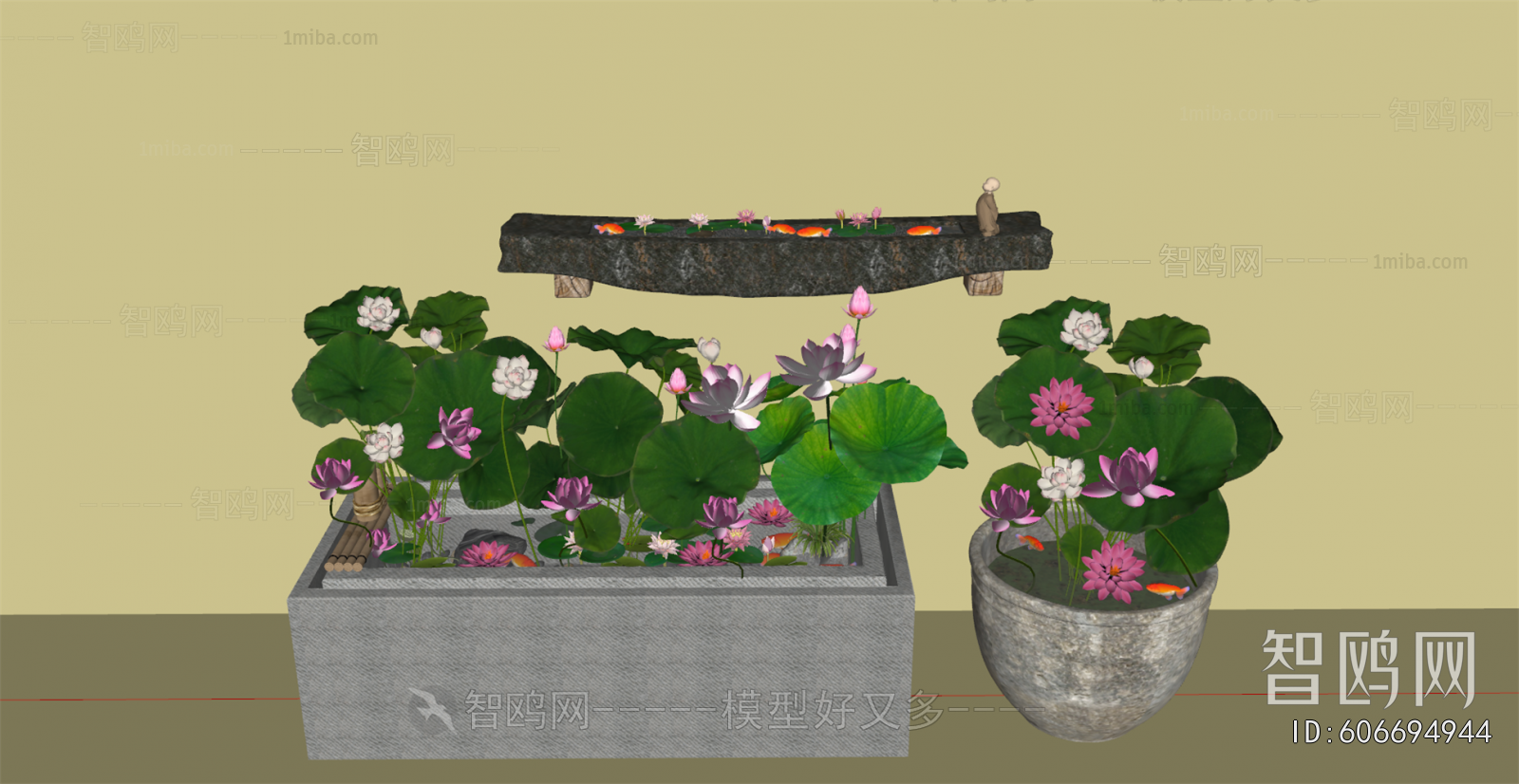 New Chinese Style Plant Landscaping