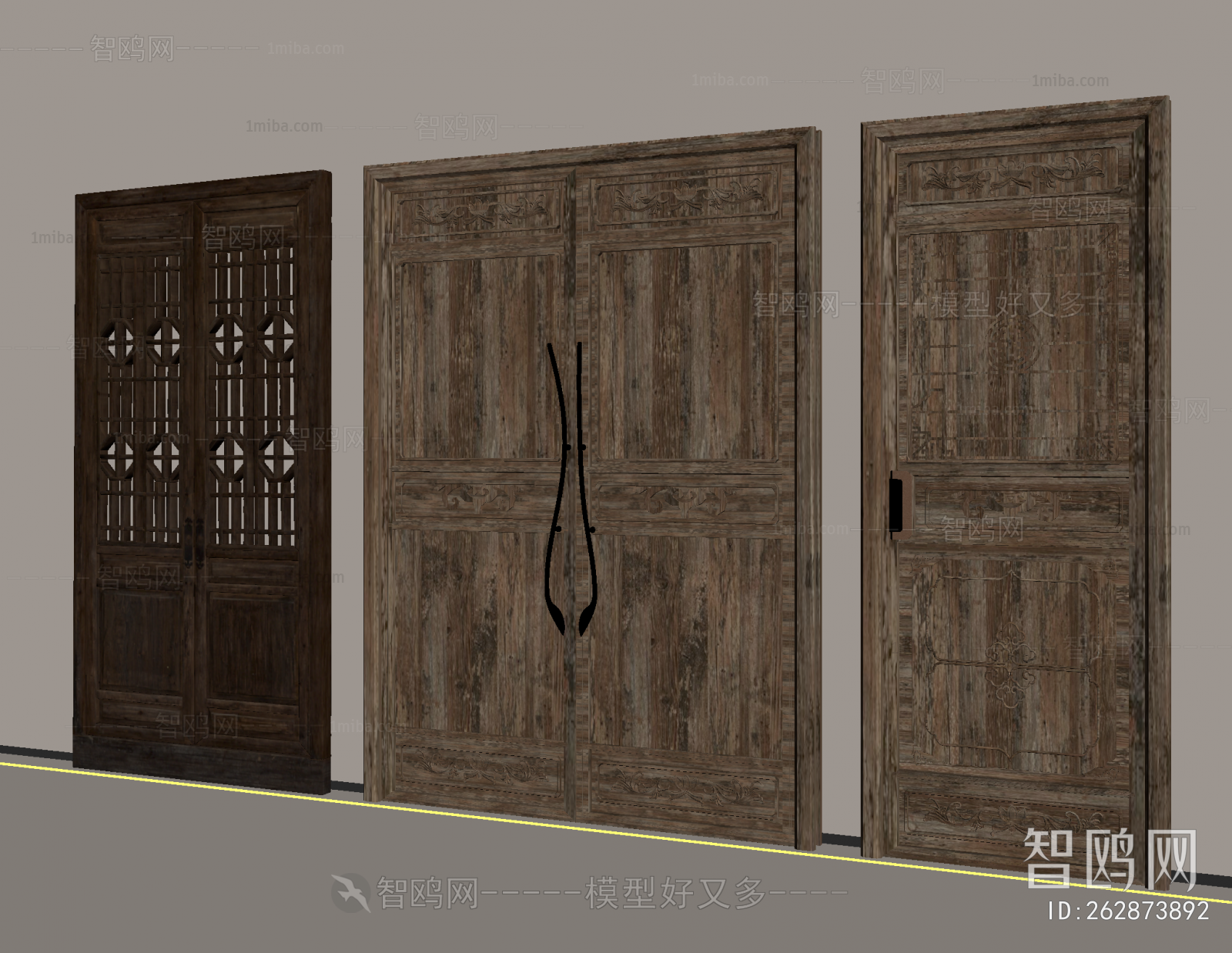 Chinese Style Double Door