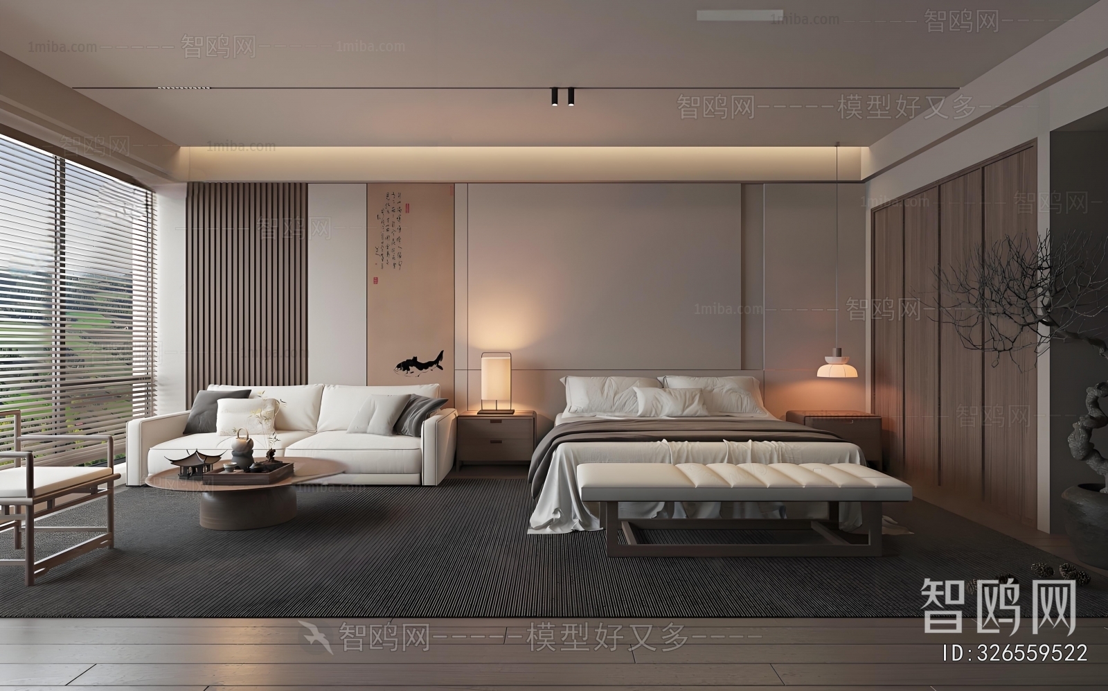 New Chinese Style Guest Room