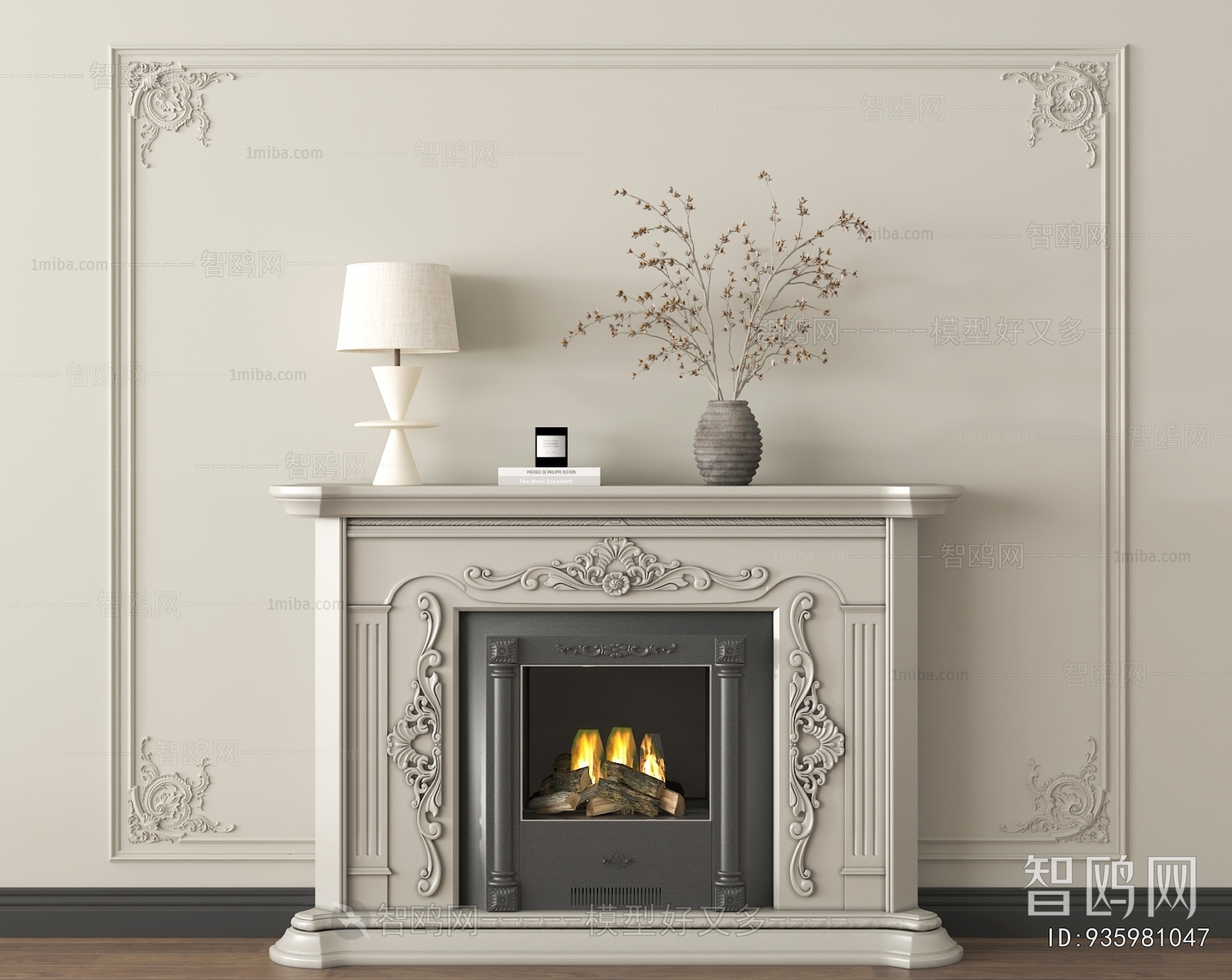 French Style Fireplace