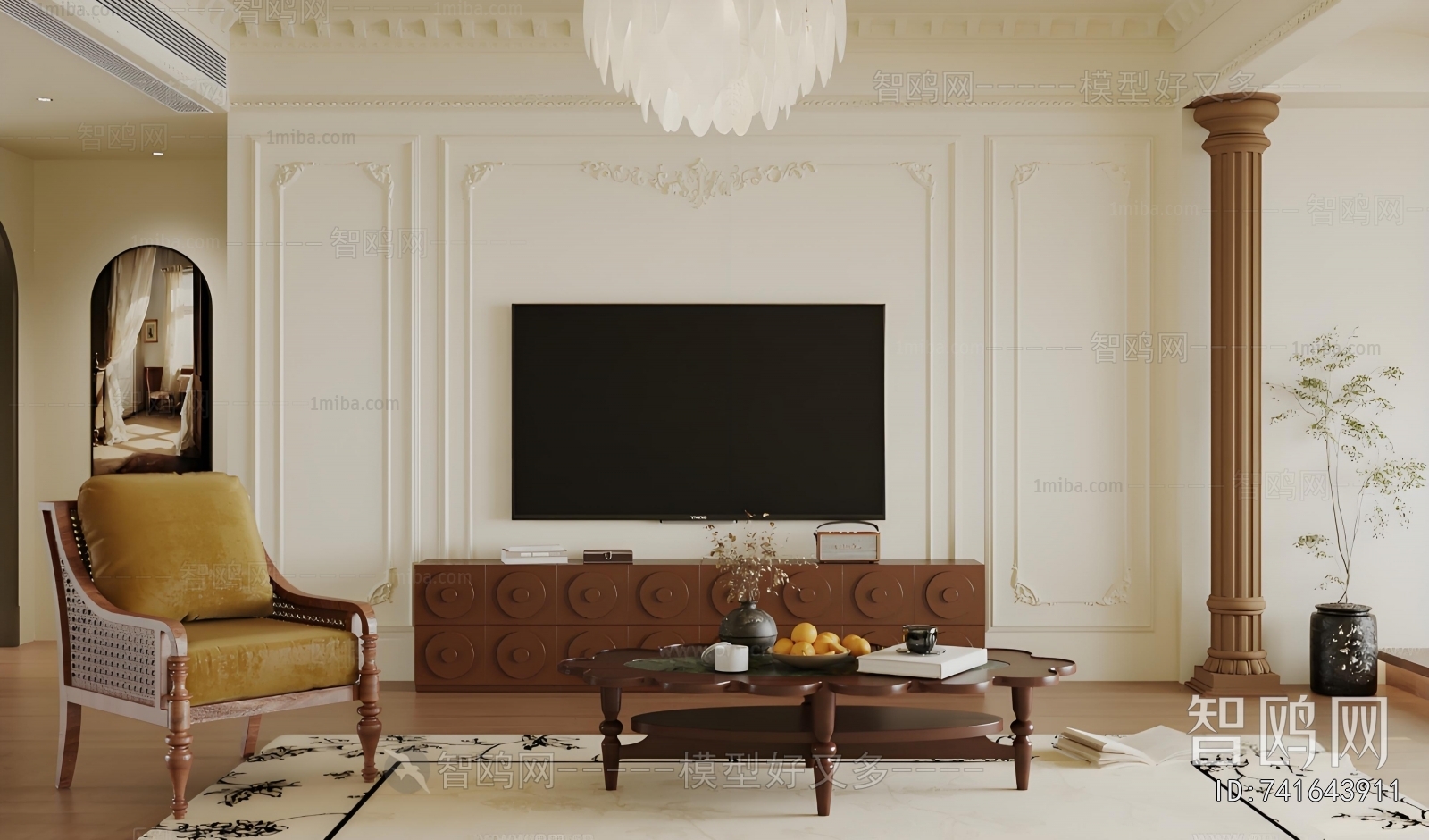 French Style A Living Room