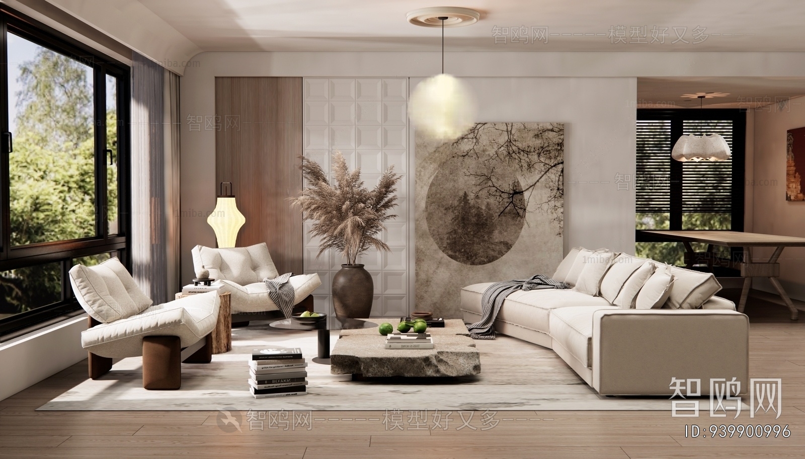 Wabi-sabi Style A Living Room