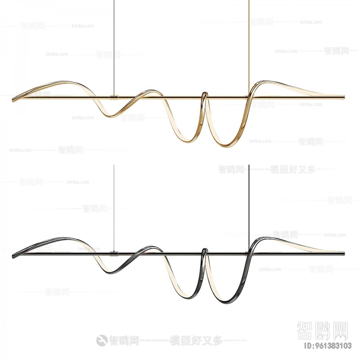 Modern Long Chandelier