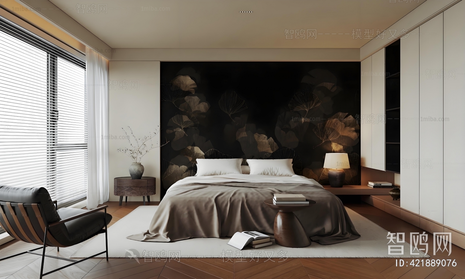 Wabi-sabi Style Bedroom