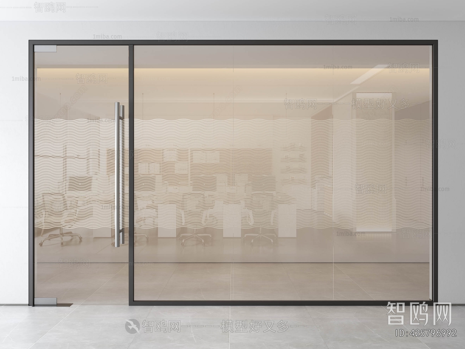 Modern Glass Screen Partition