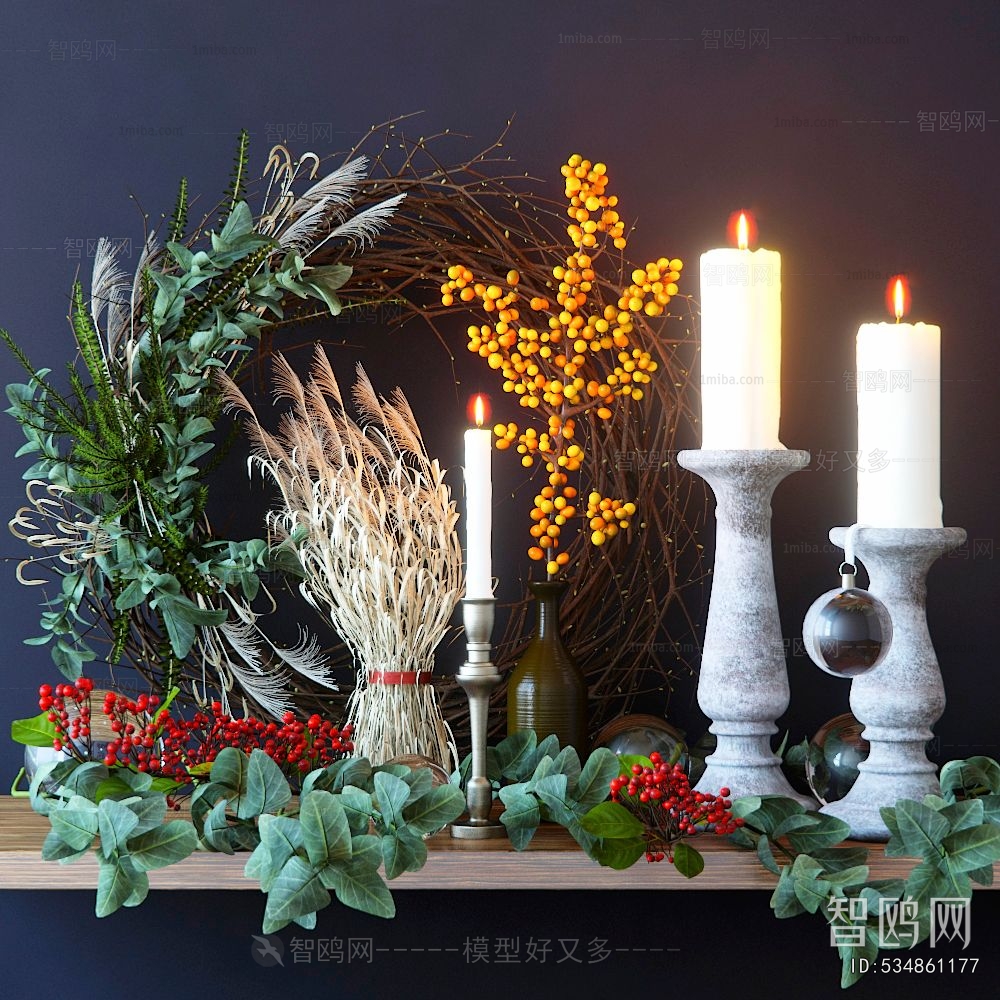 Retro Style Decorative Set