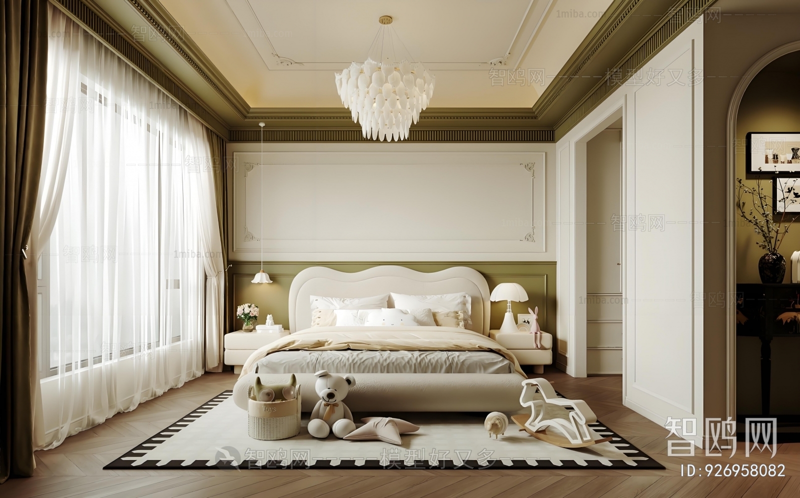 French Style Girl's Room Daughter's Room