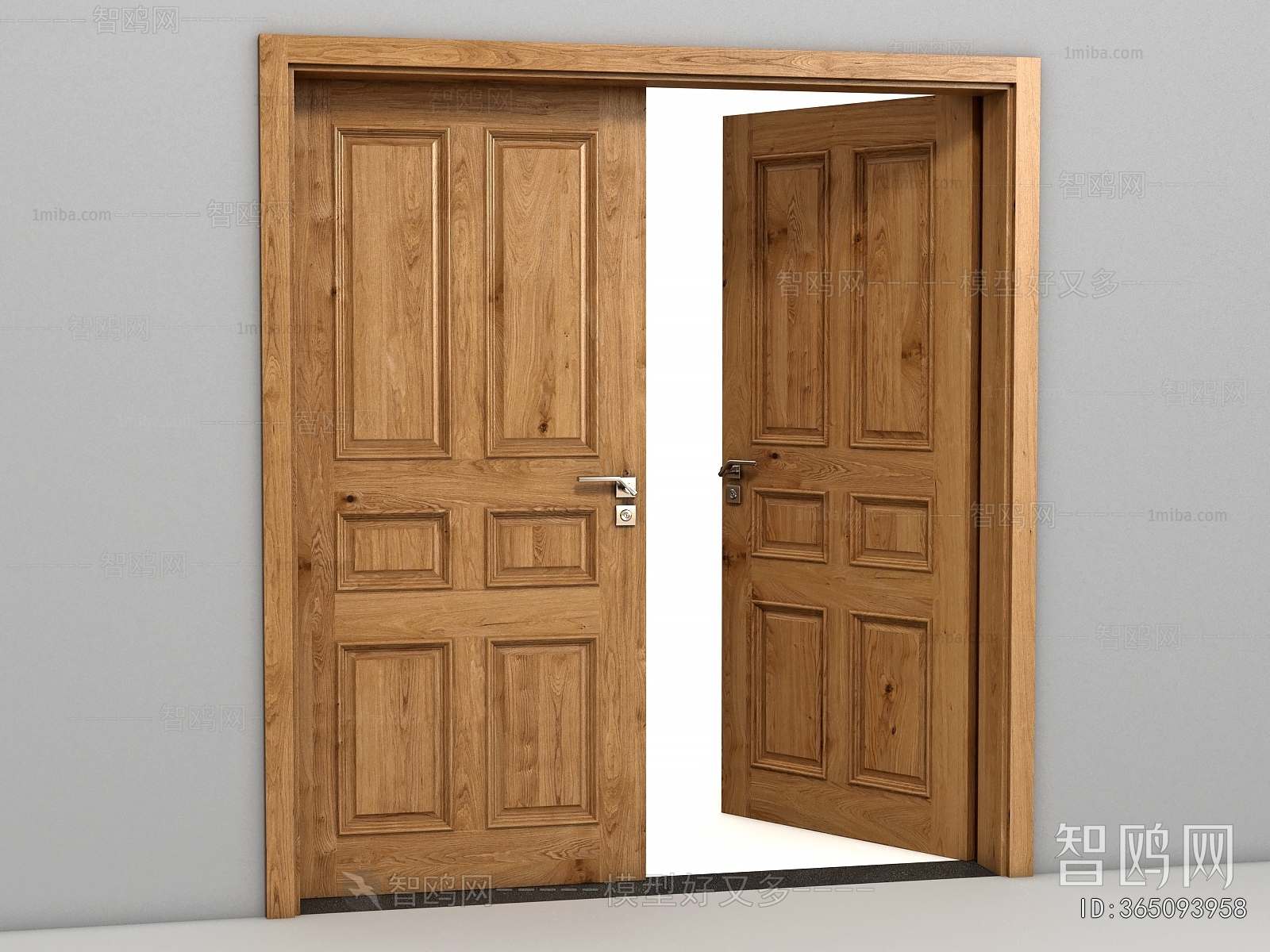 Modern Double Door