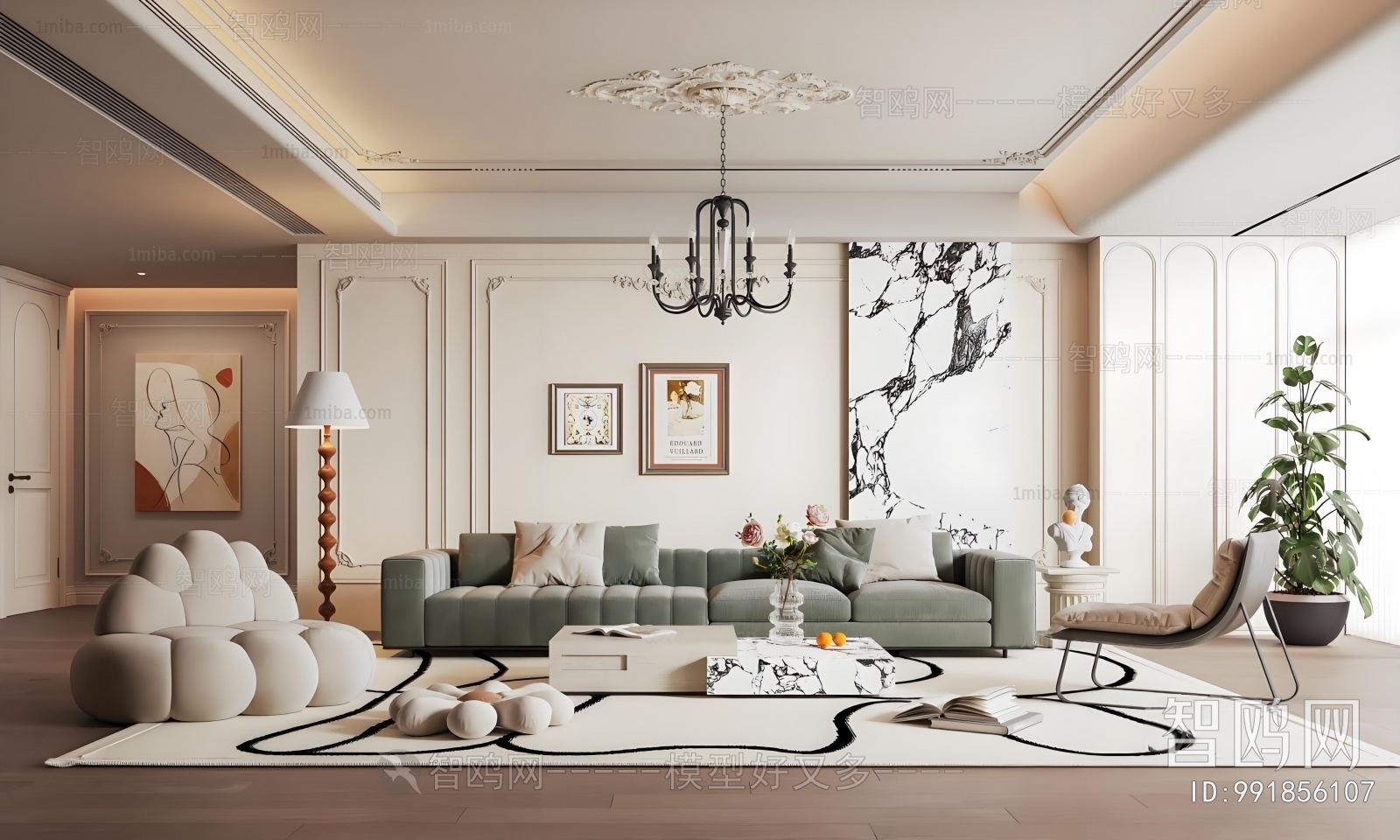 French Style A Living Room