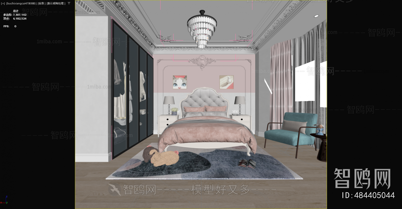 French Style Girl's Room Daughter's Room