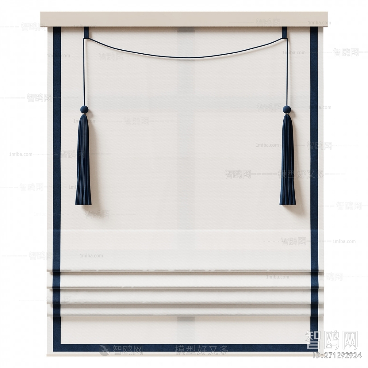 New Chinese Style Roman Curtain