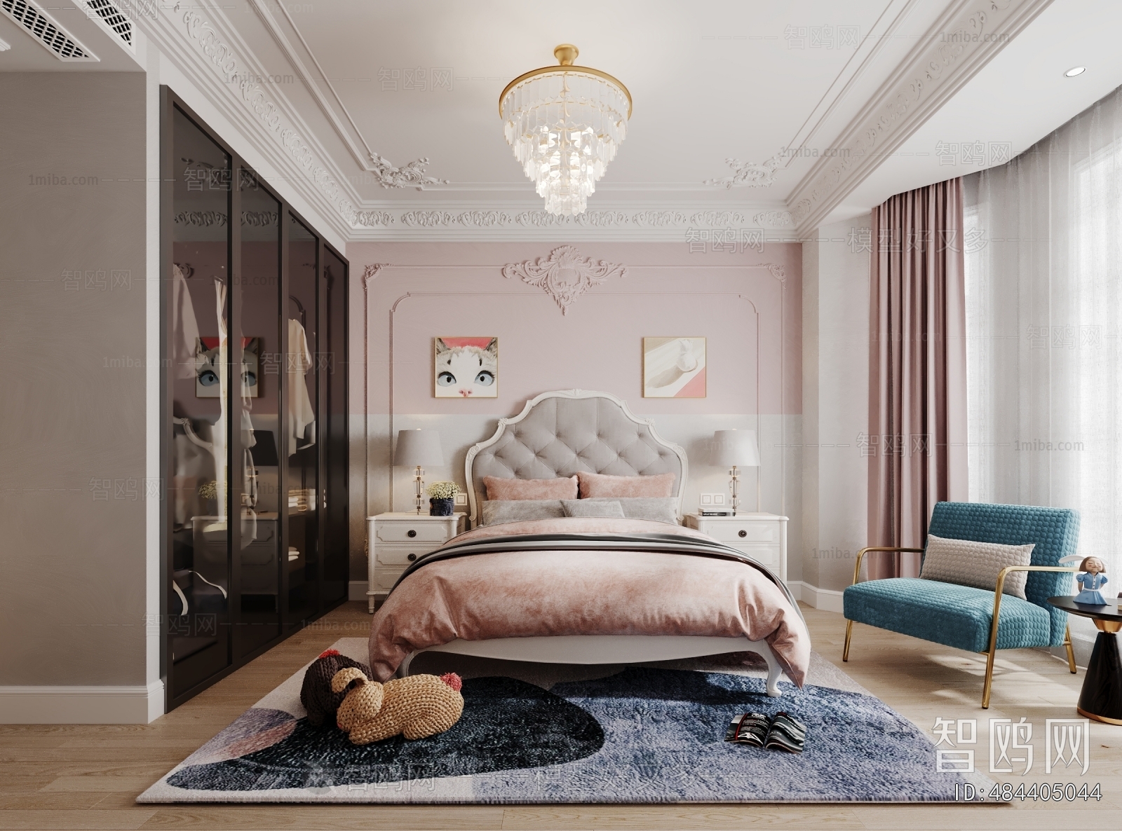 French Style Girl's Room Daughter's Room