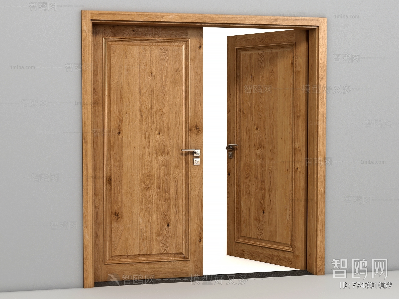 Modern Double Door