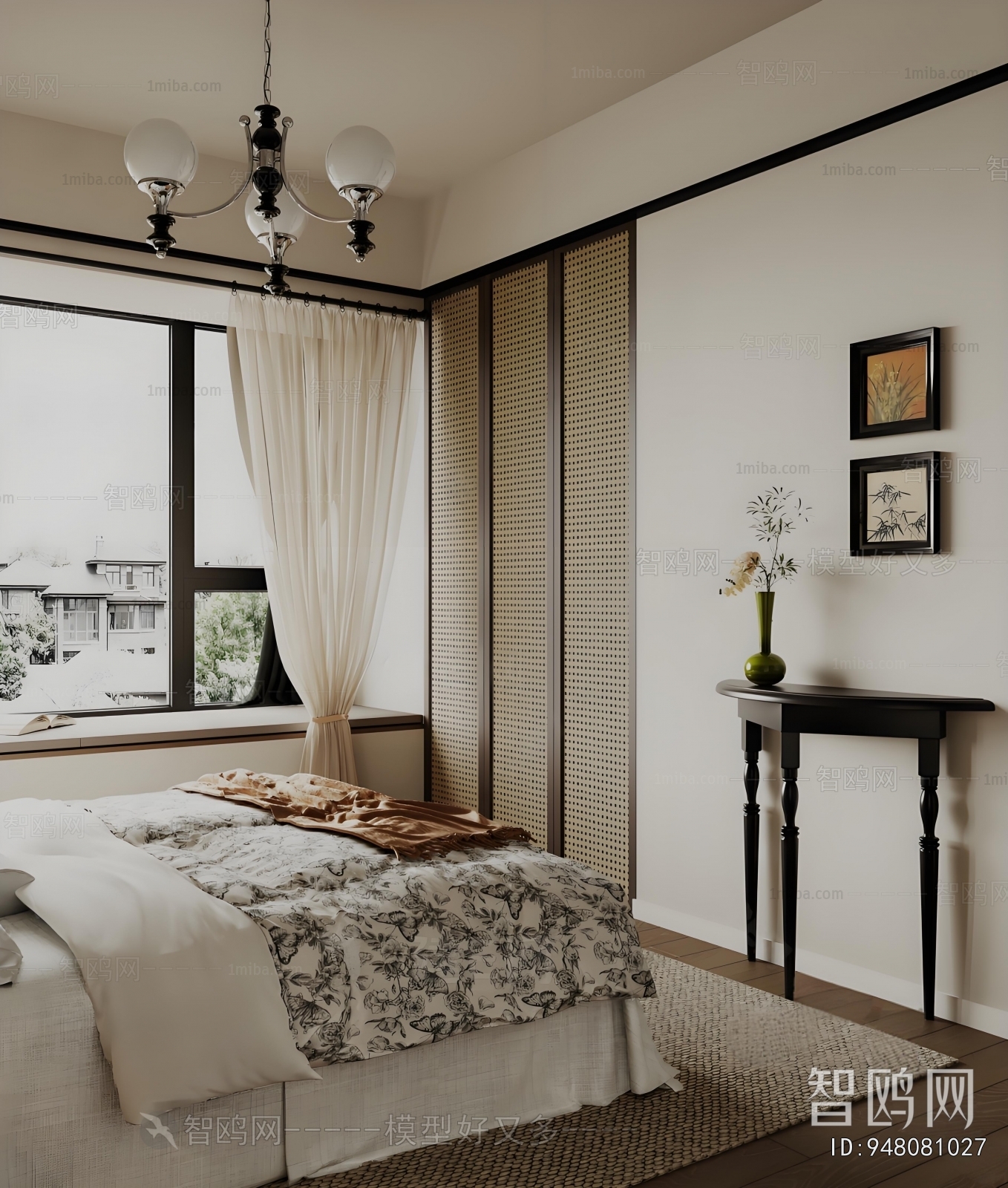 New Chinese Style Bedroom