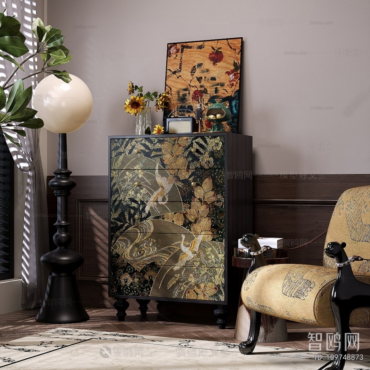 French Style Decorative Cabinet