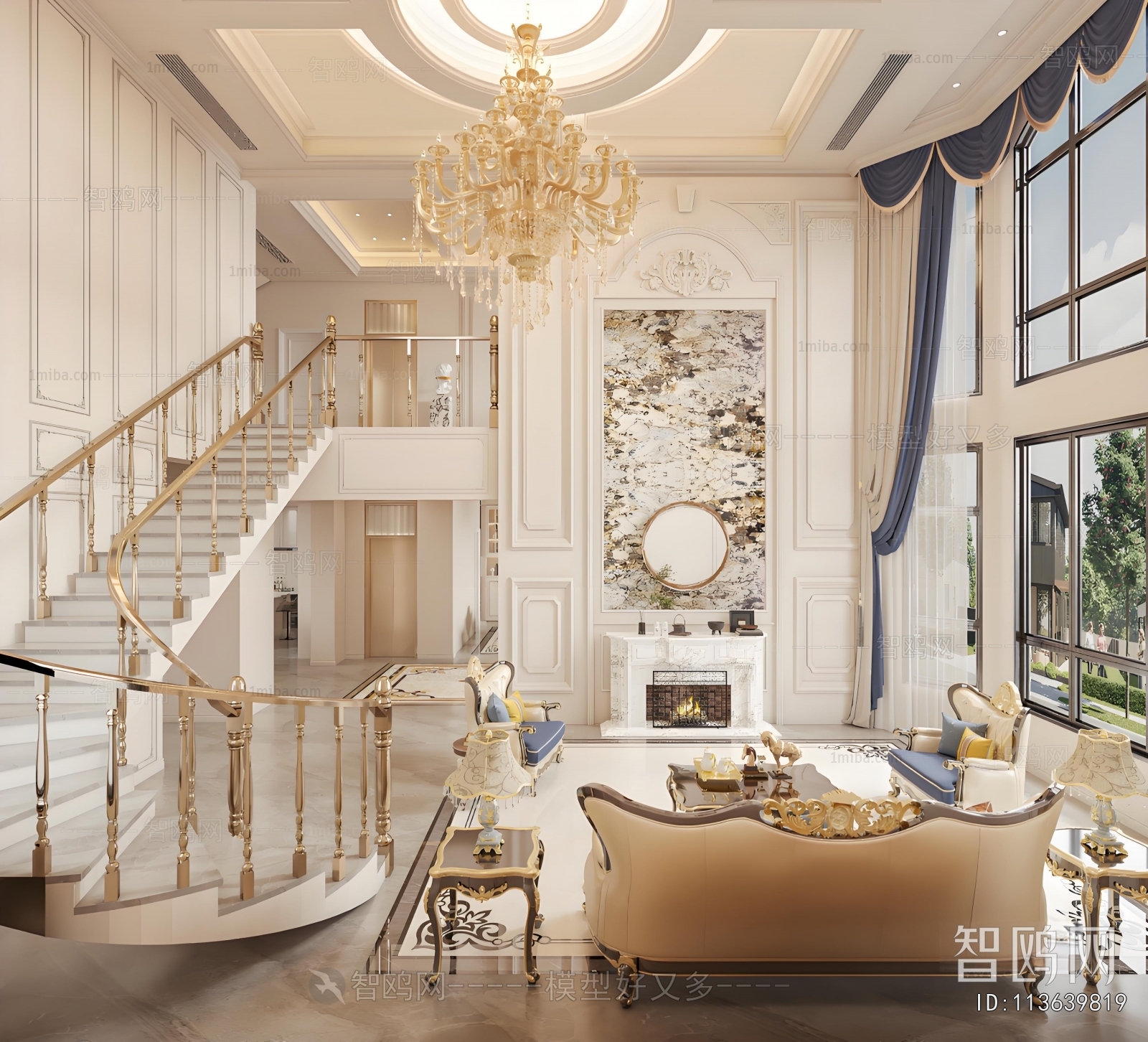 French Style A Living Room