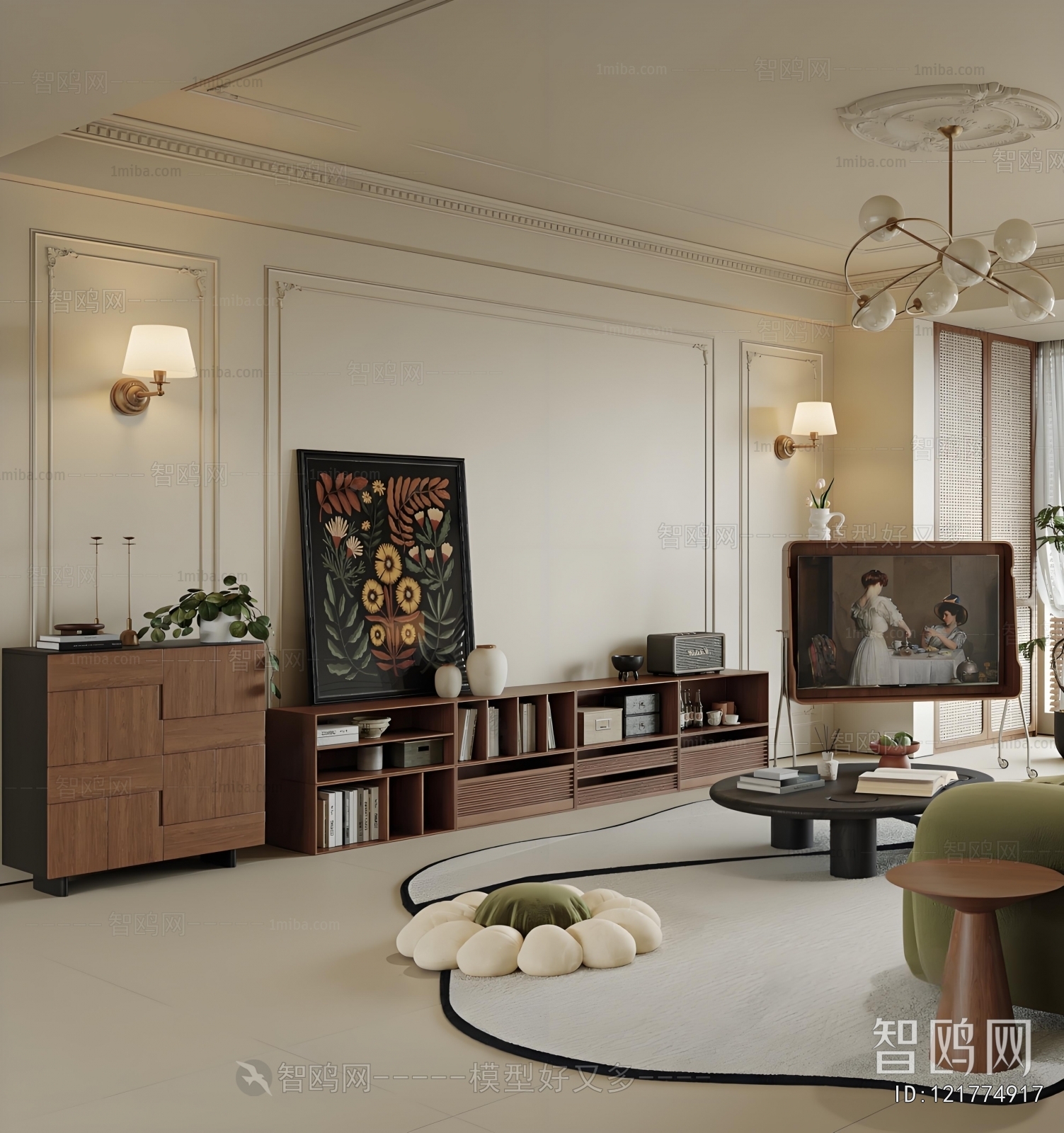 French Style A Living Room