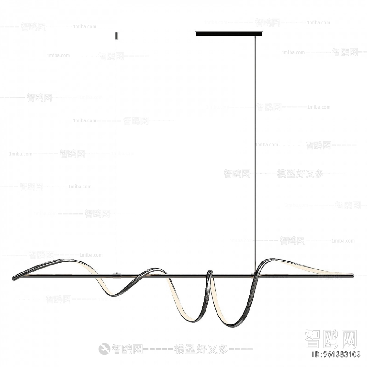 Modern Long Chandelier