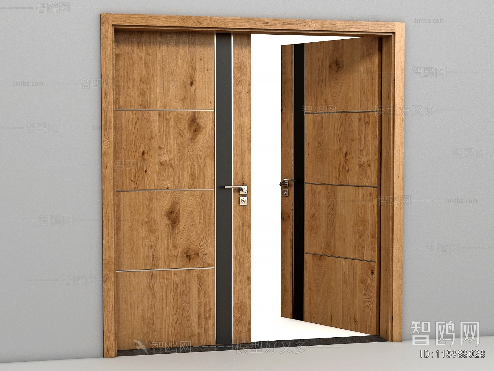 Modern Double Door