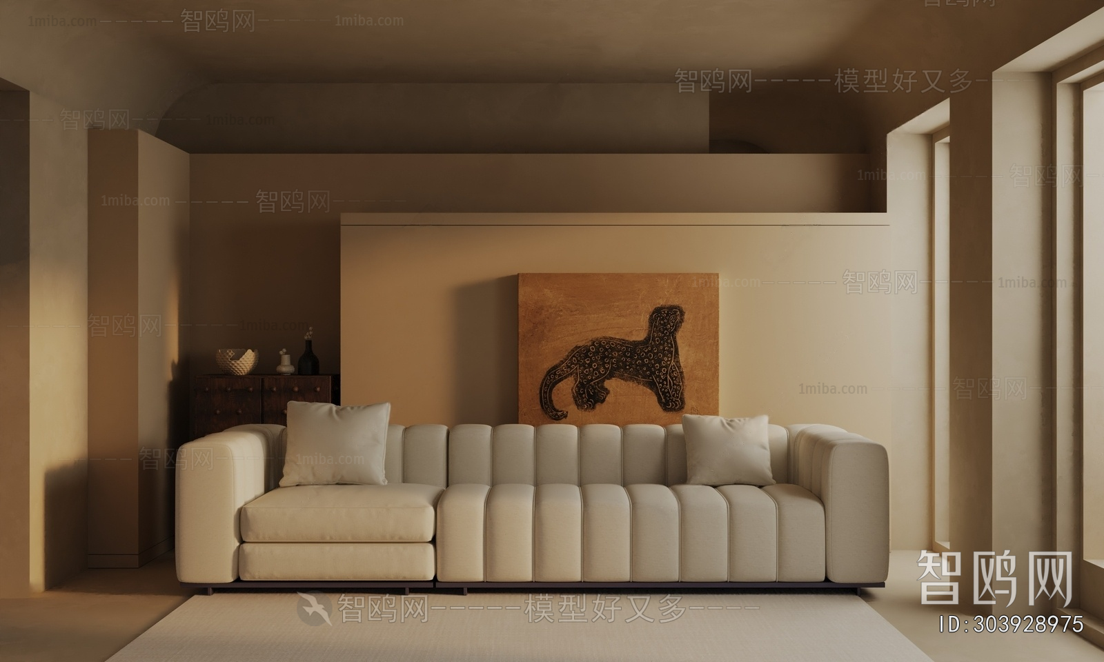 Wabi-sabi Style A Living Room