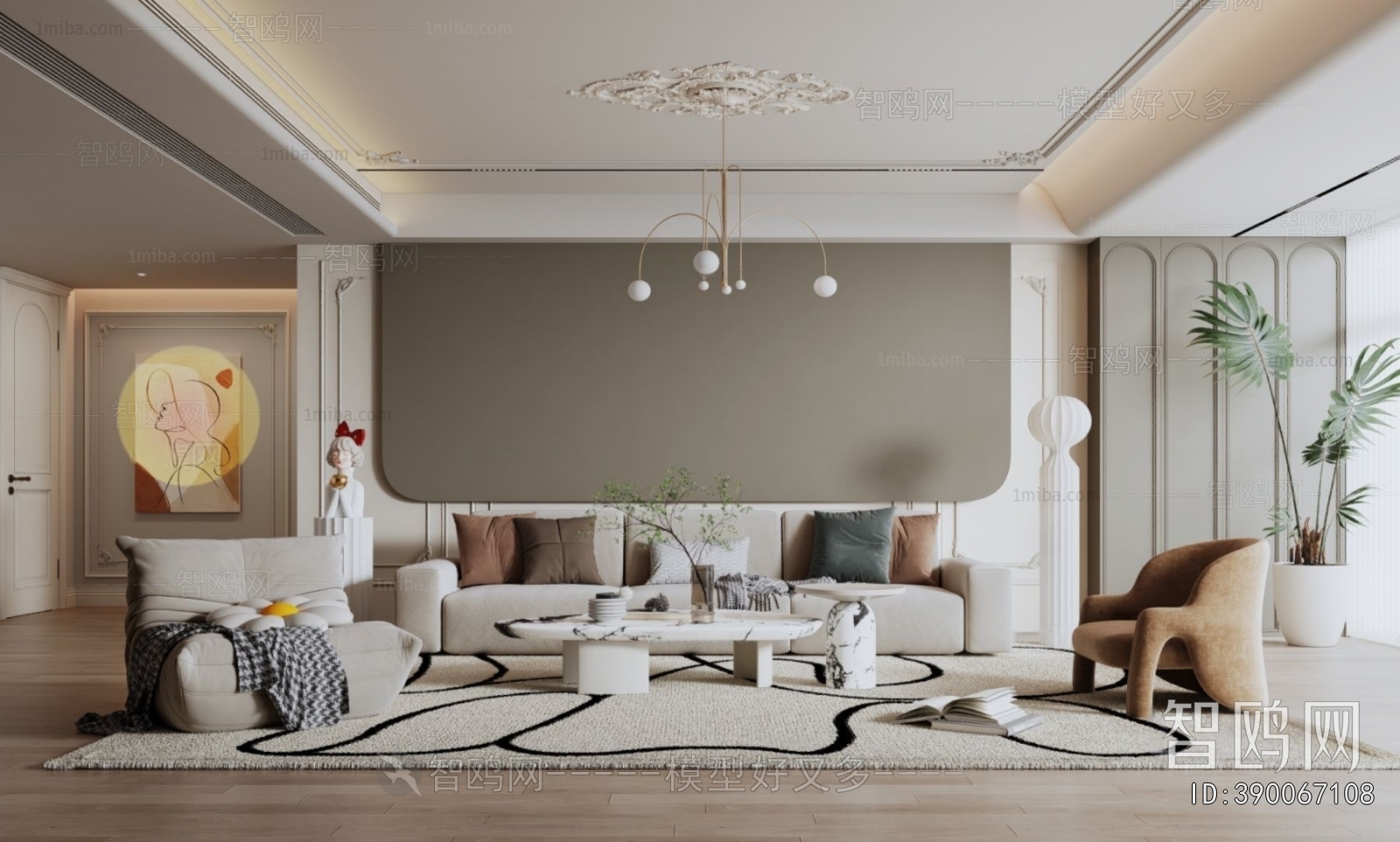 French Style A Living Room