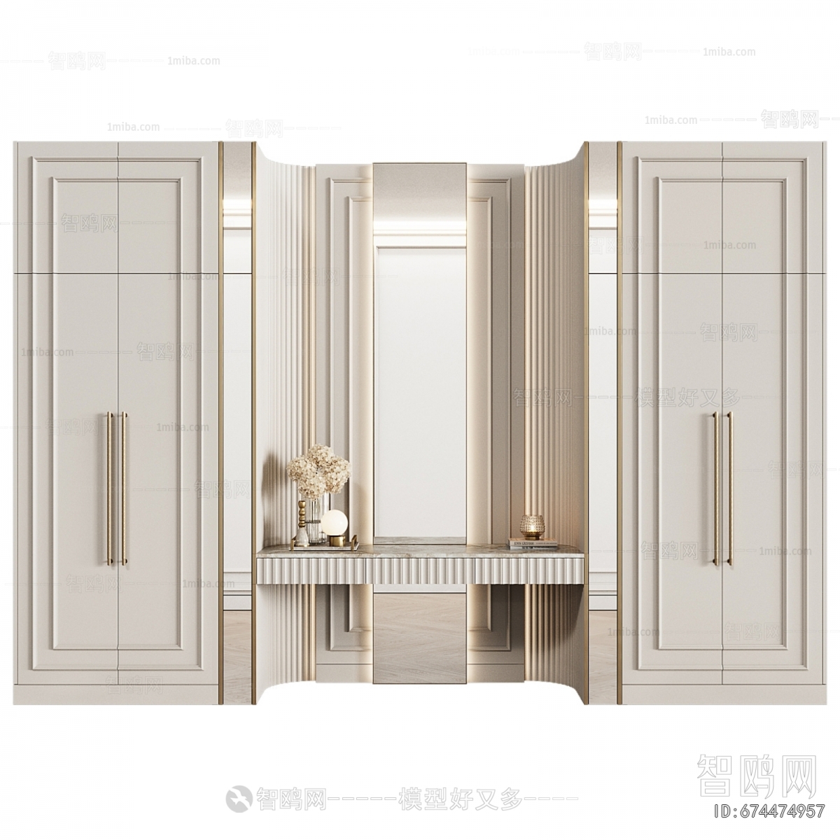 Simple European Style Dresser