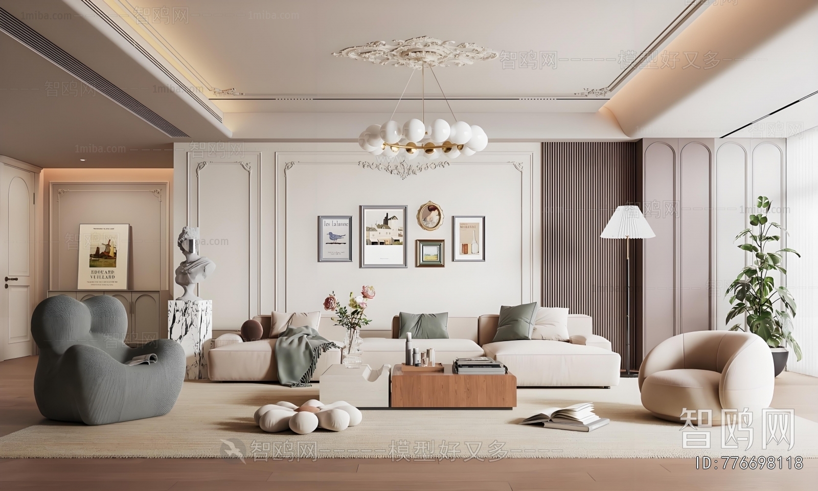 French Style A Living Room