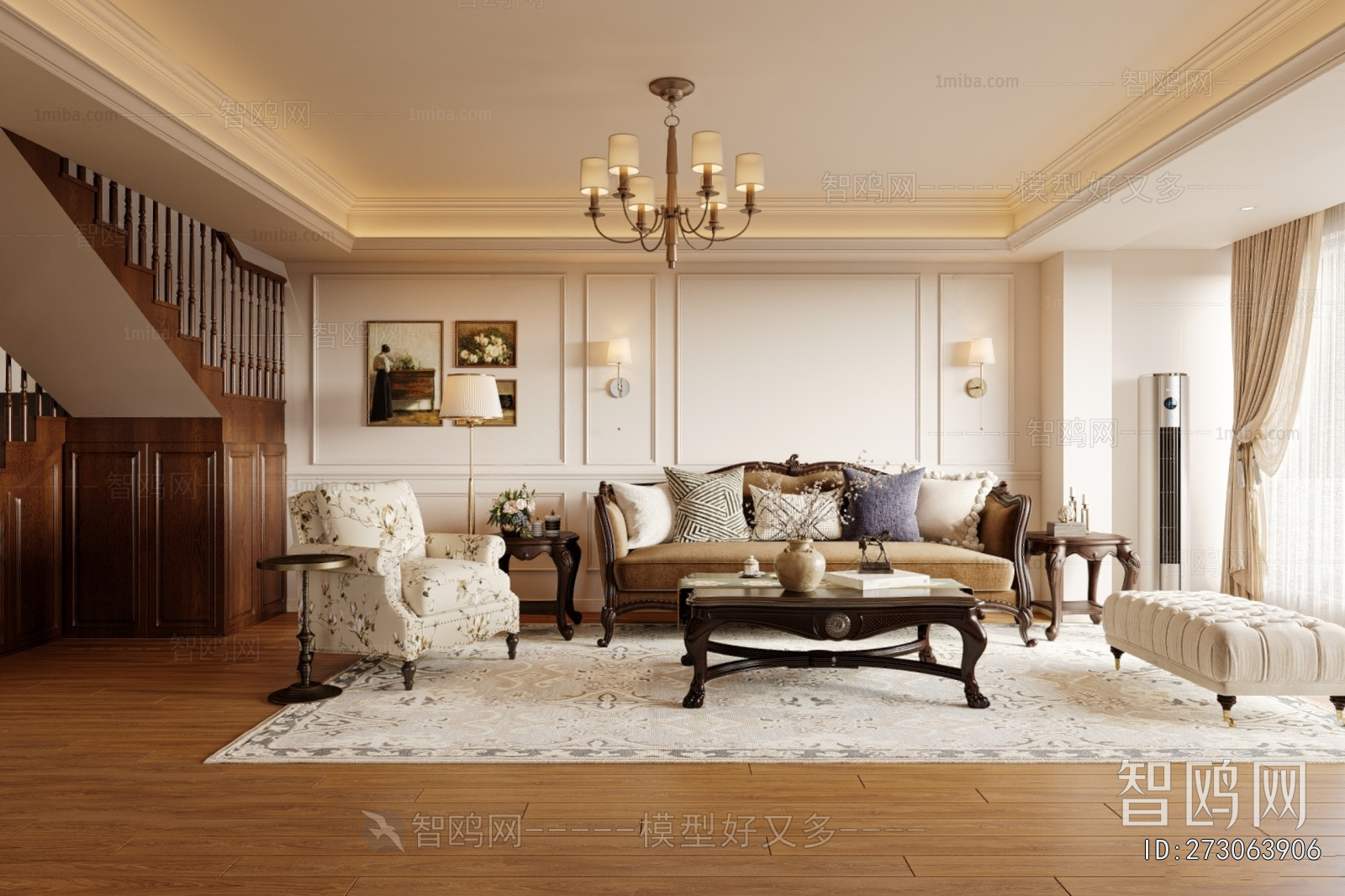 American Style A Living Room