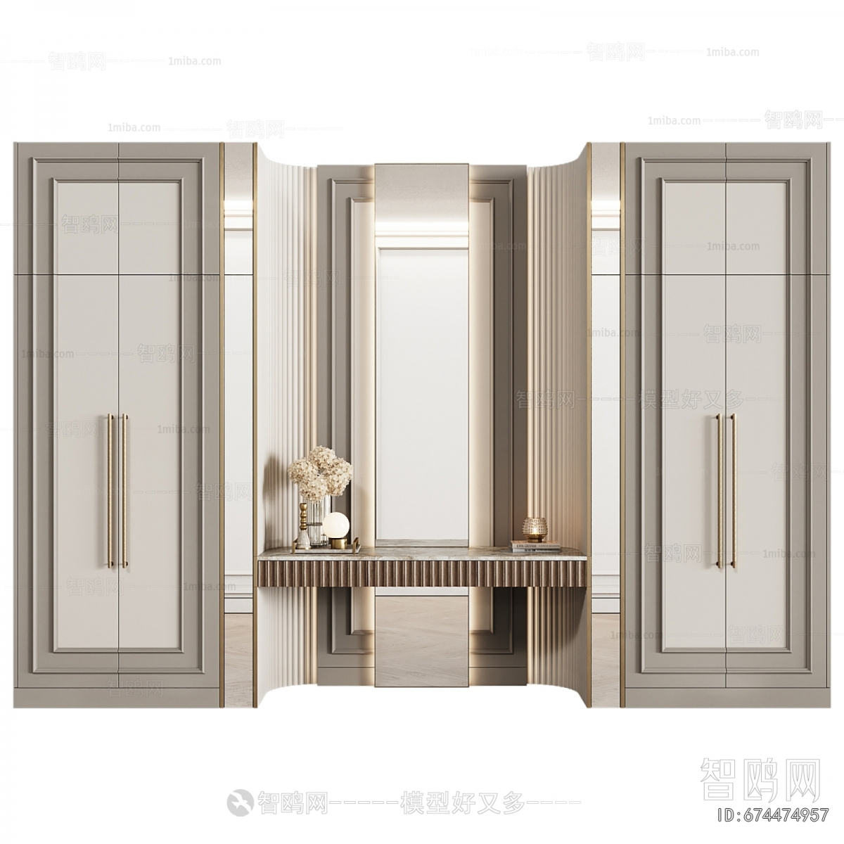 Simple European Style Dresser