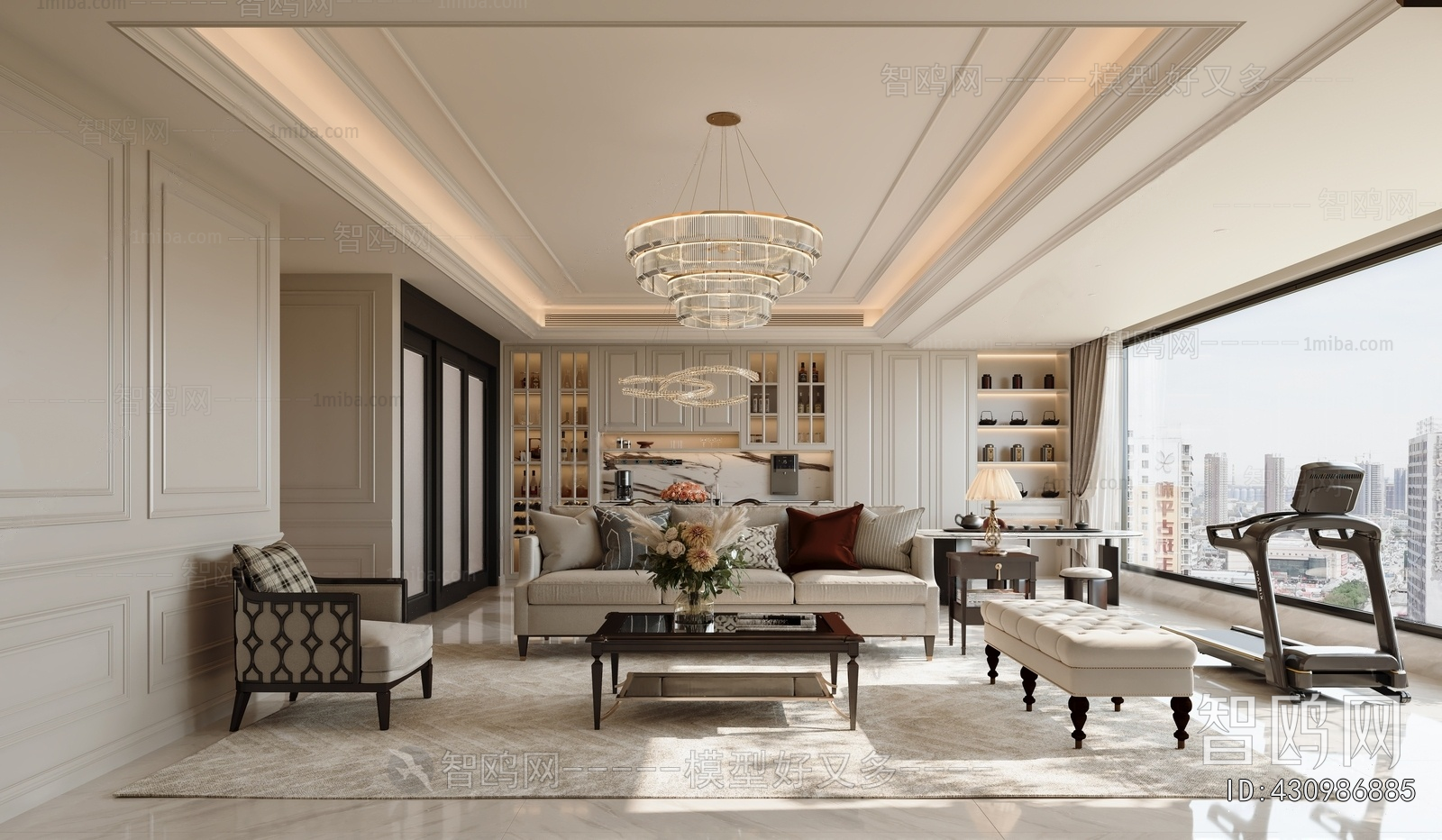 American Style A Living Room