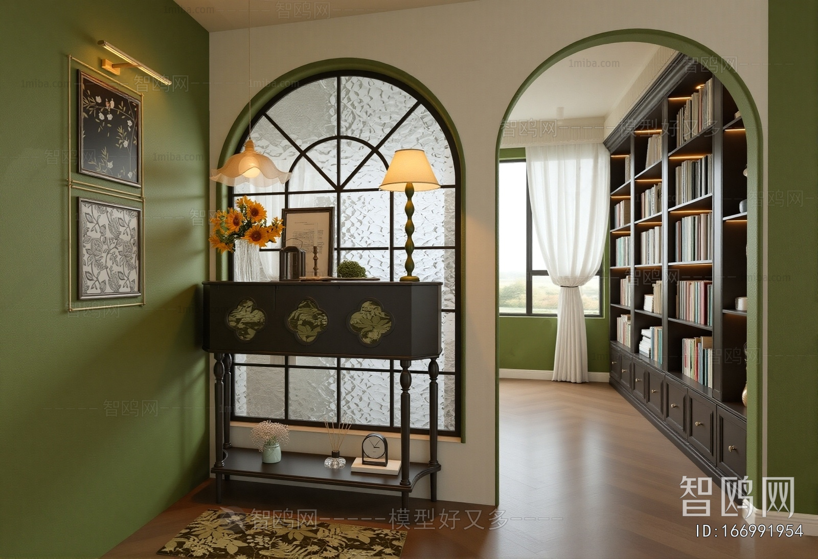 French Style Hallway