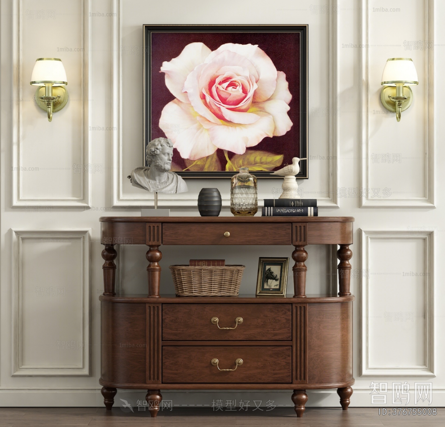 American Style Entrance Cabinet