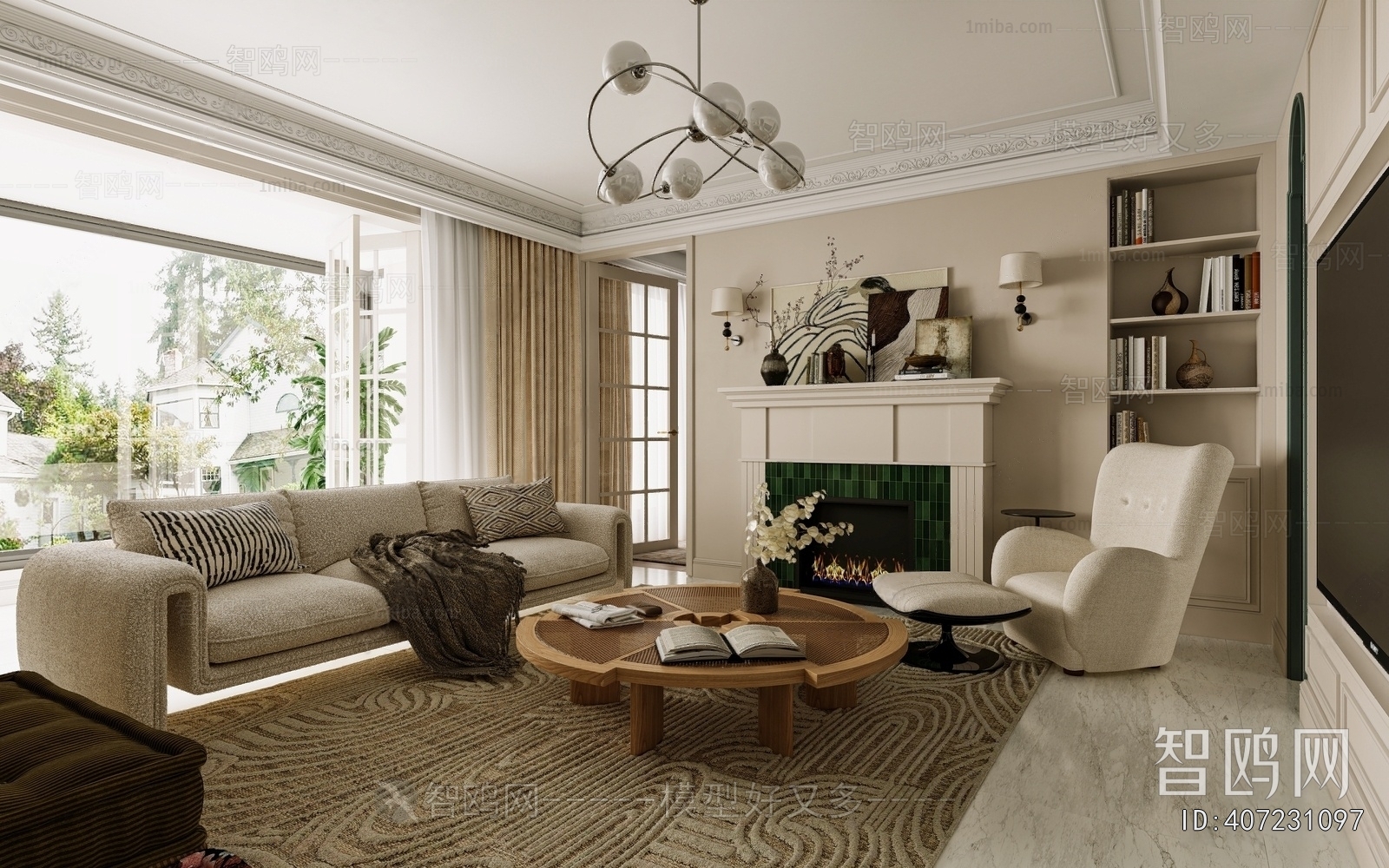 French Style A Living Room