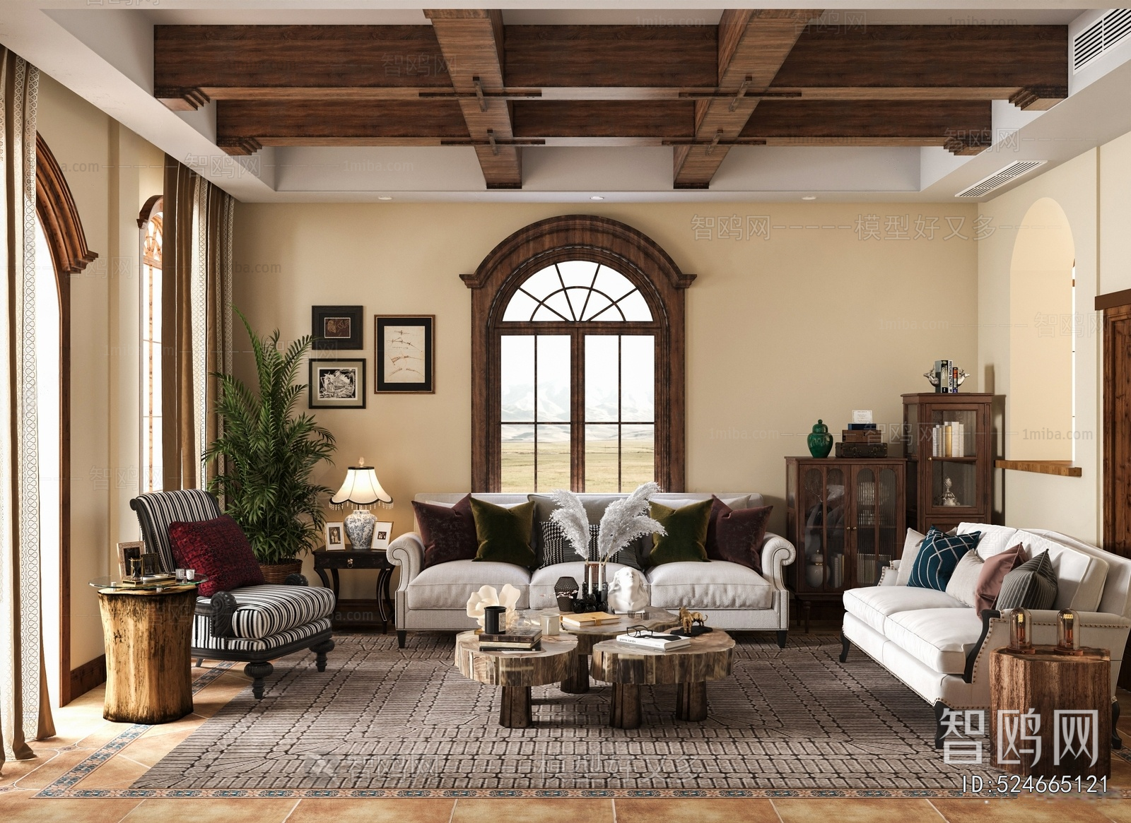 American Style A Living Room